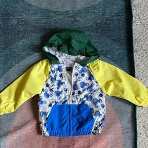 Zara Disney Mickey Mouse Kids Wind Breaker Jacket